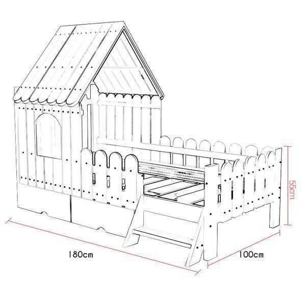 Кровать домик детская схема